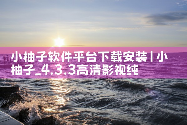 小柚子软件平台下载安装