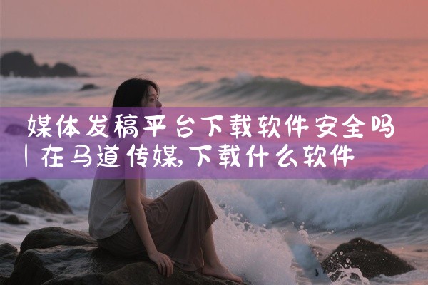 媒体发稿平台下载软件安全吗